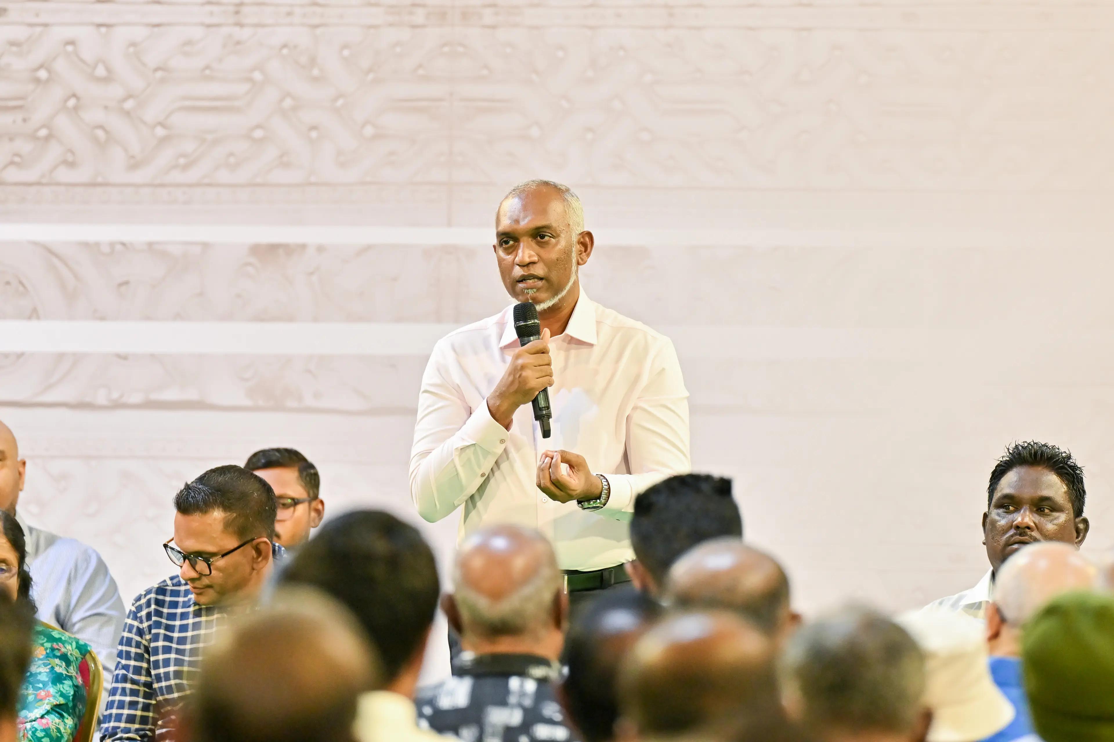 ރައީސް، ފޭސް 2 ގެ ރައްޔިތުންނާ މިރޭ ބައްދަލުކުރައްވާނެ