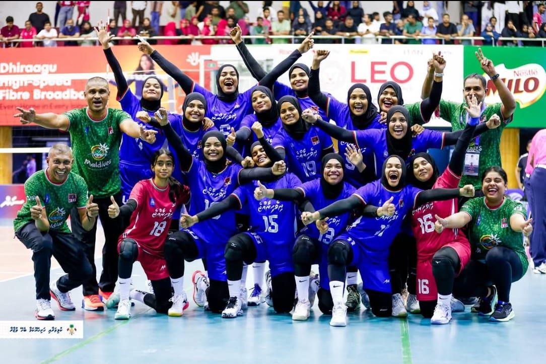 ޤައުމީ އަންހެން ވޮލީ ޓީމަށް ރައީސް މަރުހަބާ ދަންނަވައިފި