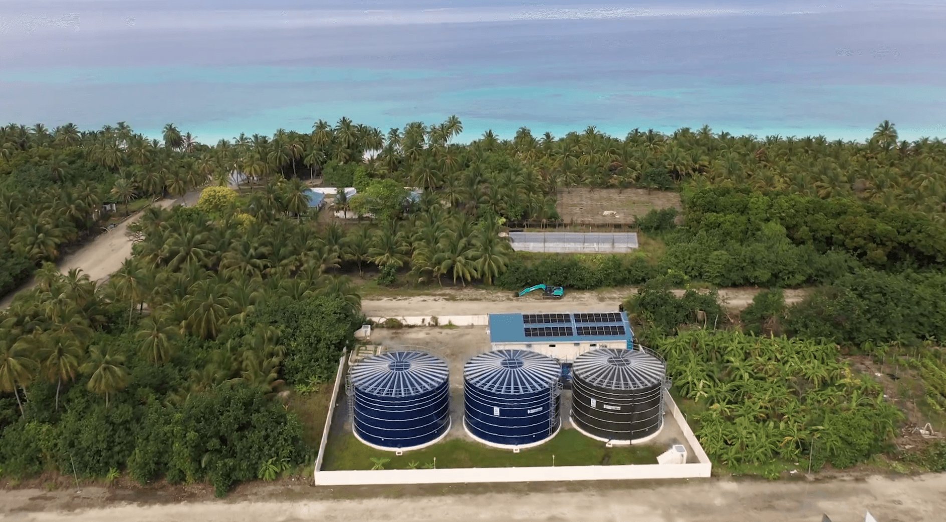 ލާމު ގަމުގެ ފެނުގެ މަޝްރޫއު ނިމި ހިދުމަތް ދޭން ފެށުން -- ފޮޓޯ: މިނިސްޓްރީ އޮފް ކޮންސްޓްރަކްޝަން، ހައުސިން އެންޑް އިންފްރާސްޓްރަކްޗަރ