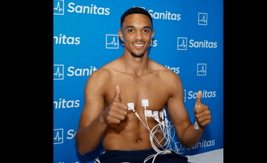 ޓްރެންޓް އެލެކްސެންޑަރ-އާނޯލްޑް ރެއަލް މެޑްރިޑްގެ މެޑިކަލް ފުރިހަމަކޮށްފި