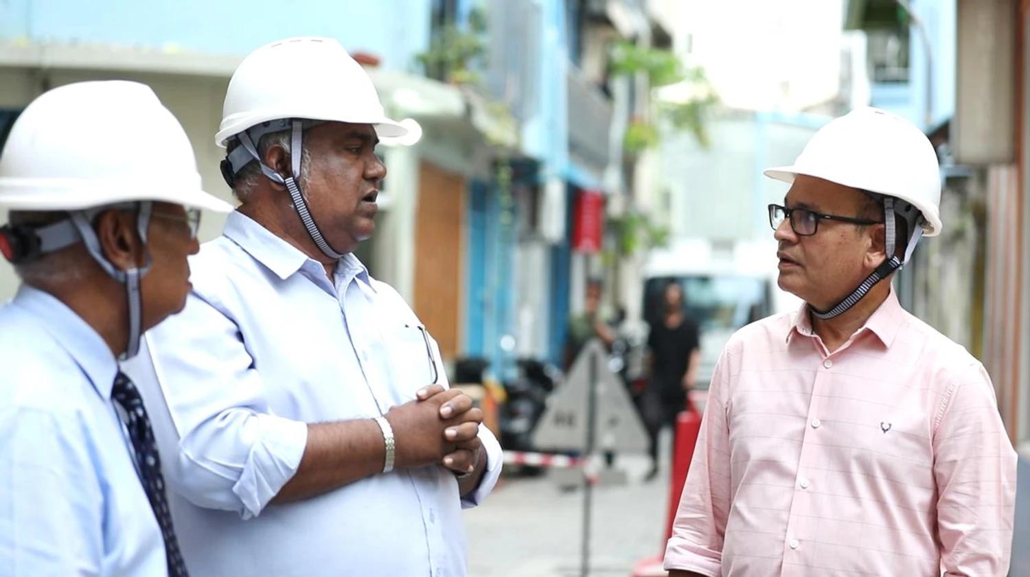 2 ސަރުކާރު ނިމުނުއިރު ޕޮލިސް ފެމިލީ އެންޑް ޗައިލްޑް ޕްރޮޓެކްޝަން ބިލްޑިންގެ މަސައްކަތް ހުރީ ނުނިމި