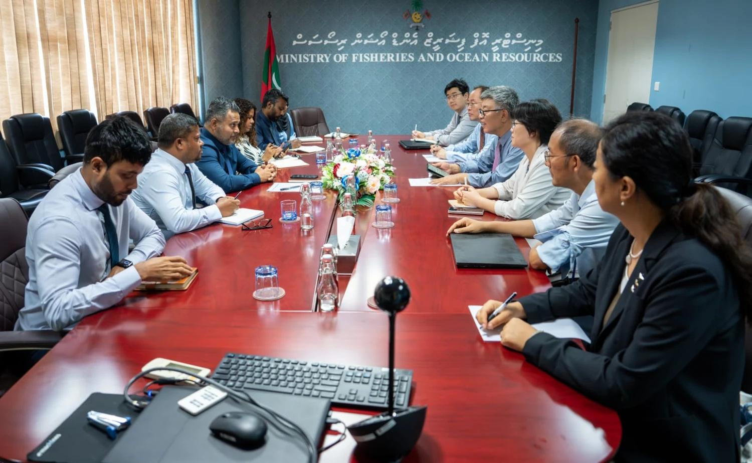 ކަނޑުގެ ސައިންސާއި ޓެކްނޮލޮޖީ ތަރައްޤީކުރުމަށް ޗައިނާއާއި އެކު މަސައްކަތް ކުރުމަށް މަޝްވަރާކޮށްފި