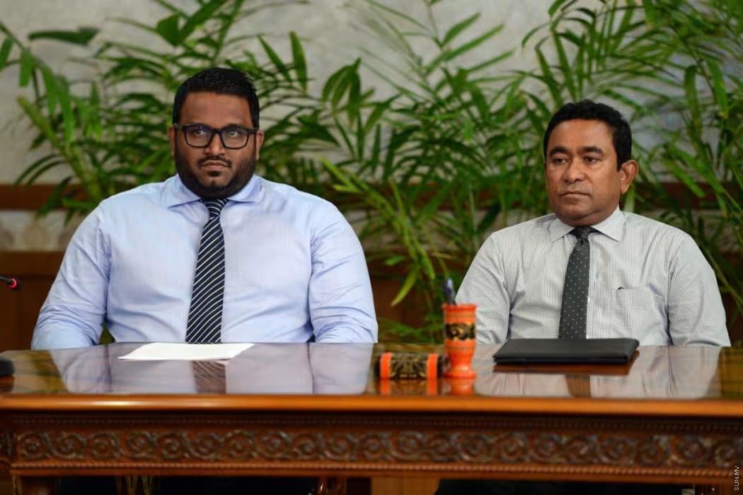 ކުރީގެ ރައީސް ޔާމީނާއި ކުރީގެ ނައިބު ރައީސް އަދީބު//