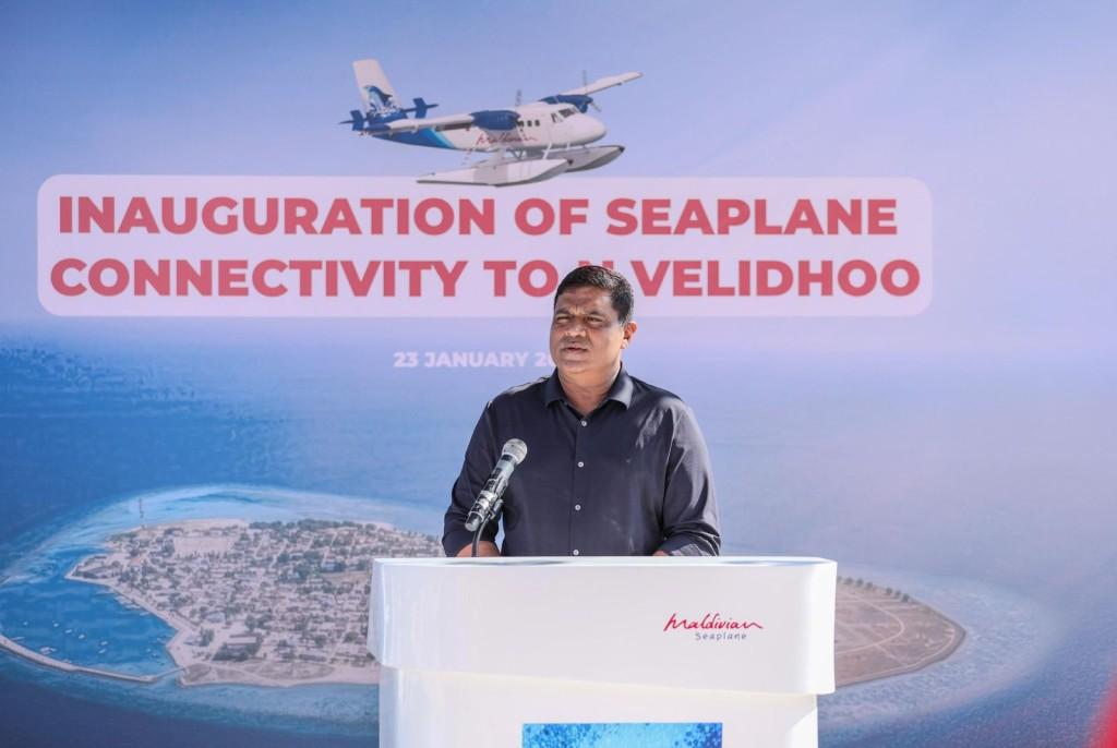 ލޯކަލް ޓުއަރިޒަމް ކުރިއެރުވުމަށް ސީޕްލޭން އޮޕަރޭޝަނަކީ މުހިއްމު މަސައްކަތެއް:ވަޒީރު އަމީން