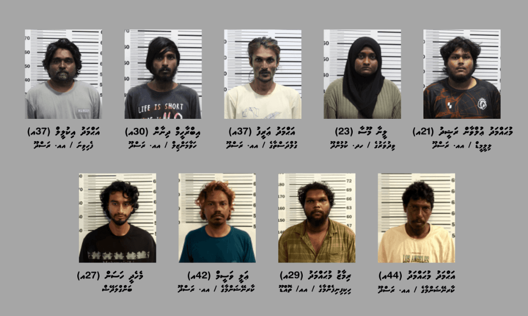 ރަސްދޫ އޮޕަރޭޝަންގައި ހައްޔަރުކުރި މީހުން، ފޮޓޯ" ޕޮލިސް