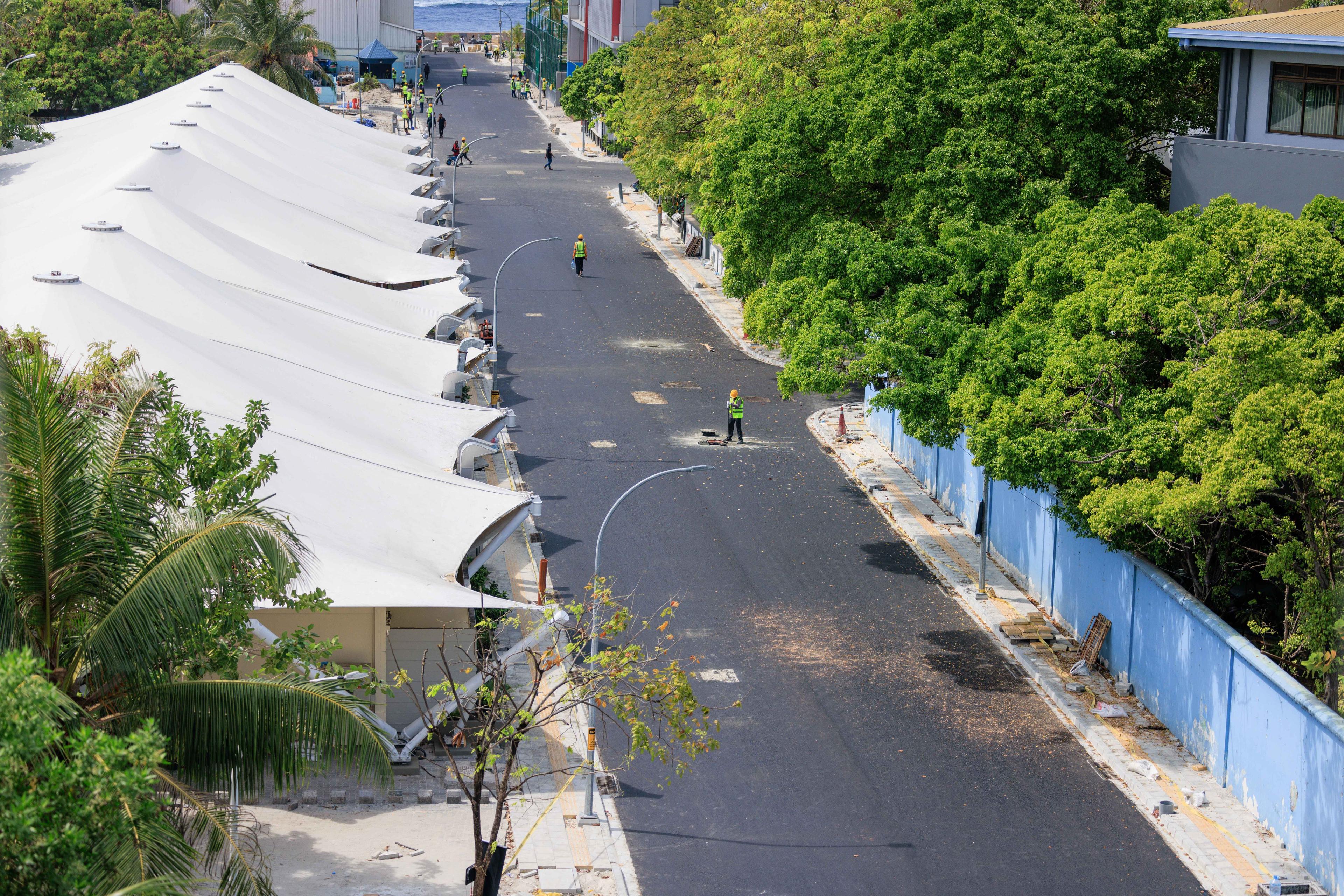 އަމީނީ މަގުގެ ބައެއް އަލުން ތަރައްގީ ކުރަނީ