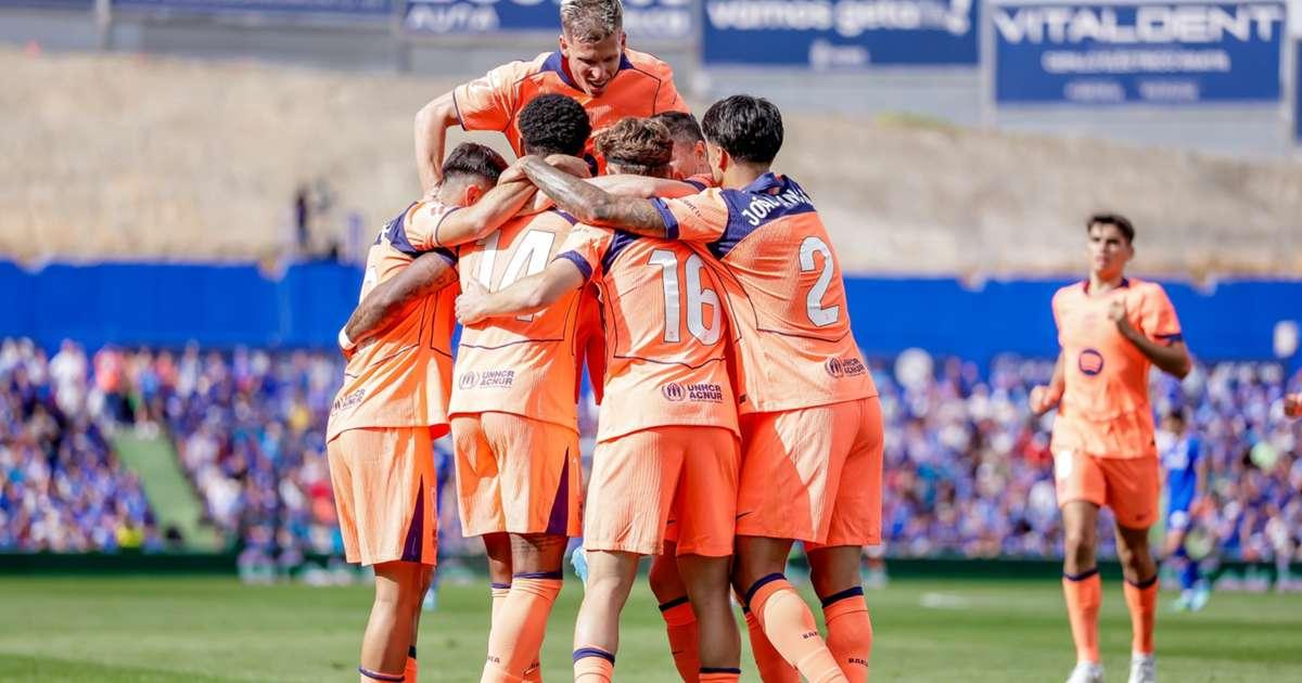 ގެޓާފޭ ބަލިކޮށް ބާސެލޯނާއިން ލަލީގާ ކާމިޔާބުކުރުމާ ގާތަށް ޖެހިލައިފި