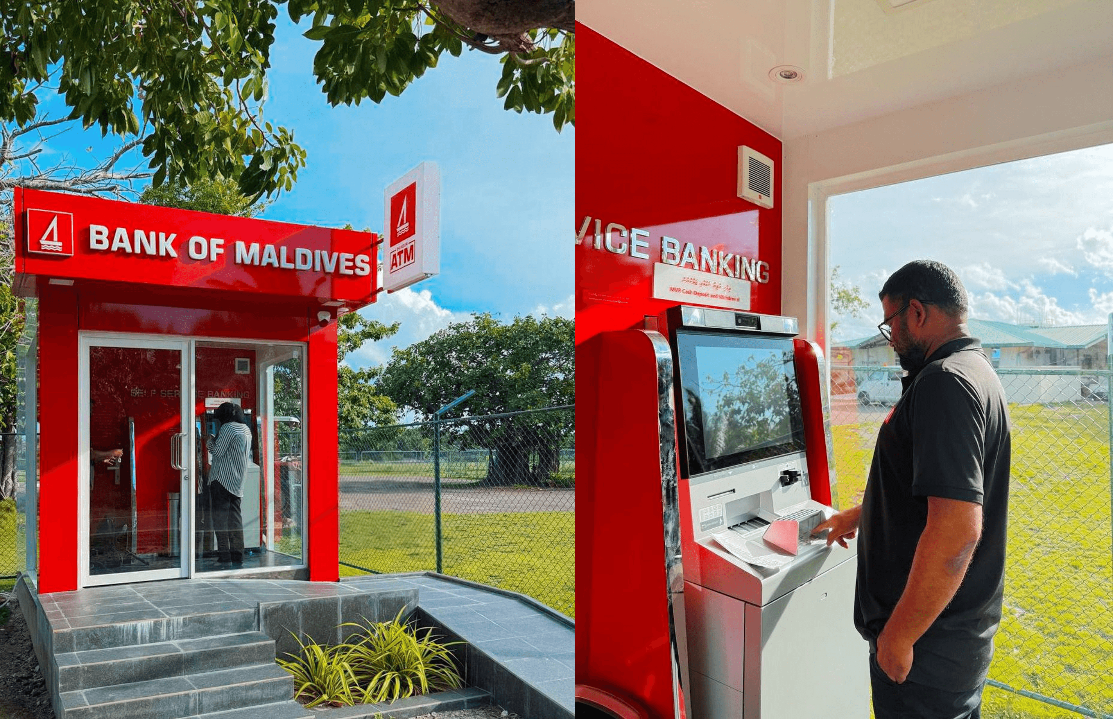 ބޭންކް އޮފް މޯލްޑިވްސް އިން ފުވައްމުލައް ސިޓީ އެއާޕޯޓުގައި އައު އޭޓީއެމްއެއް ހުޅުވައިފި