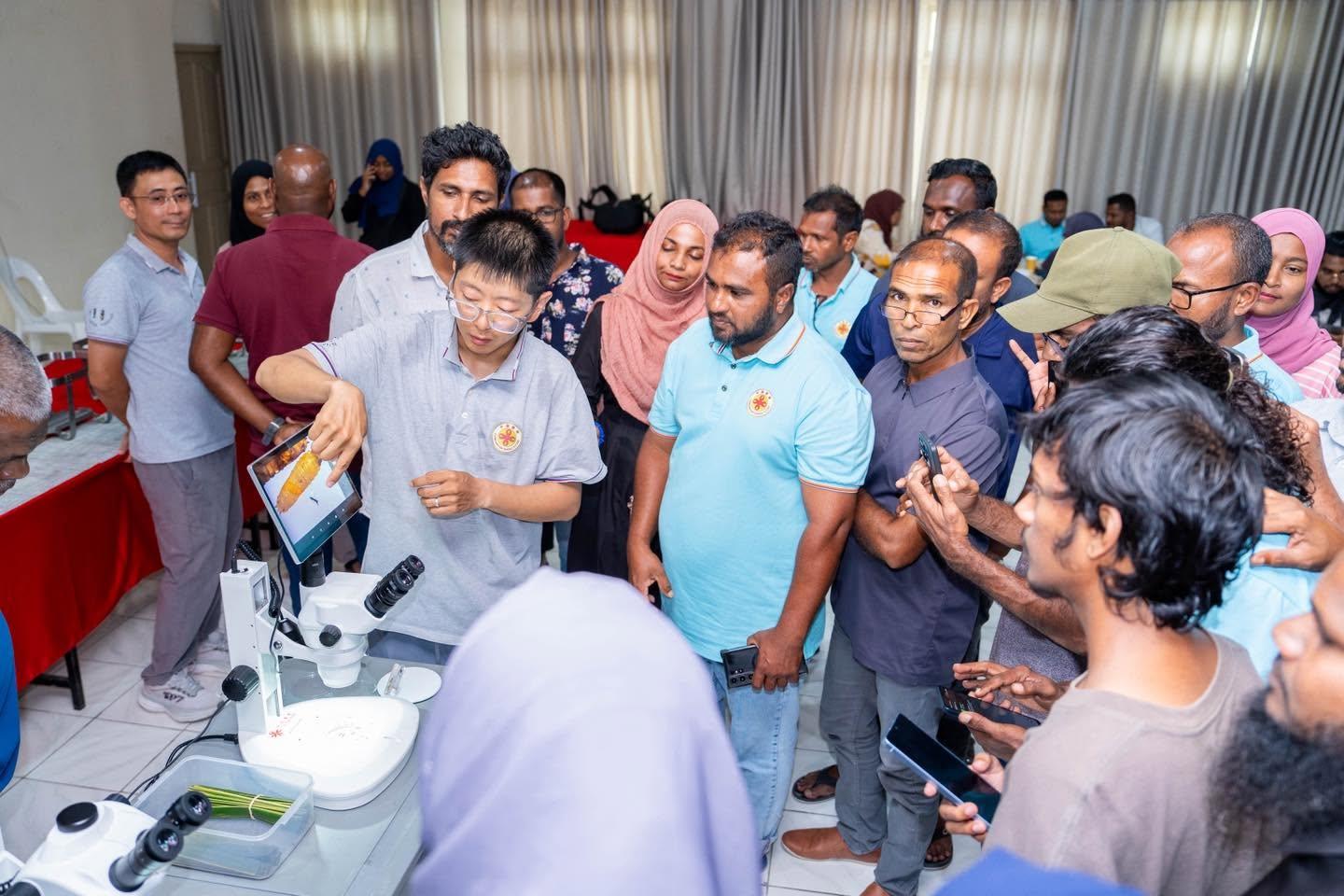 ހަނިމާދޫގައި ޕެސްޓް ކޮންޓްރޯލް ކުރުމުގެ އުކުޅުތަކާ ގުޅޭ ތަމްރީން ޕްރޮގްރާމެއް ފެށުން، ފޮޓޯ: މަސްވެރިކަމާއި ދަނޑުވެރިކަމާއި ކަނޑުގެ ވަސީލަތްތަކާ ބެހޭ ވުޒާރާ