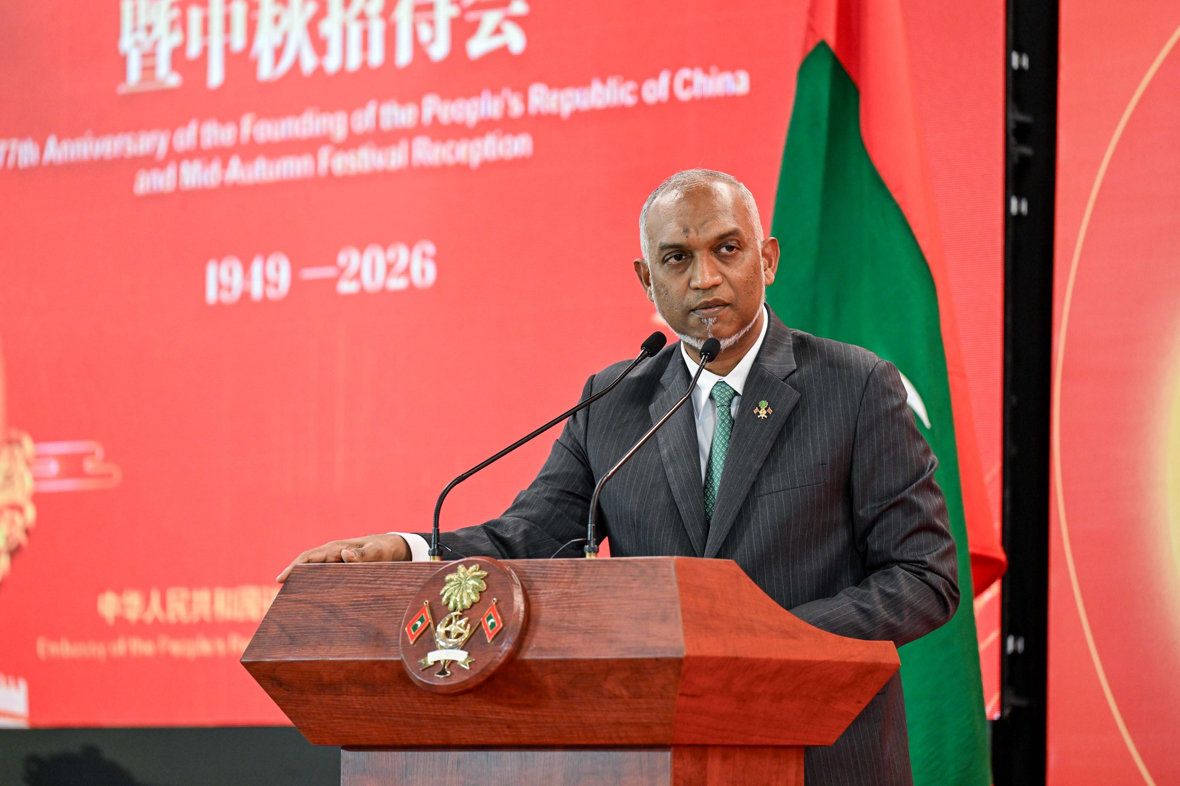 ރާއްޖެއާއި ޗައިނާގެ އެކުވެރިކަމަކީ މުސްތަޤުބަލުގެ ފާގަތިކަމަށް މަގުފަހިކޮށްދޭ ވަރުގަދަ ގުޅުމެއް: ރައިސް